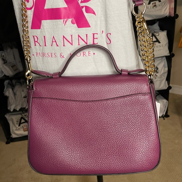 COACH Leather Cassidy Top Handle - Picture 15 of 16